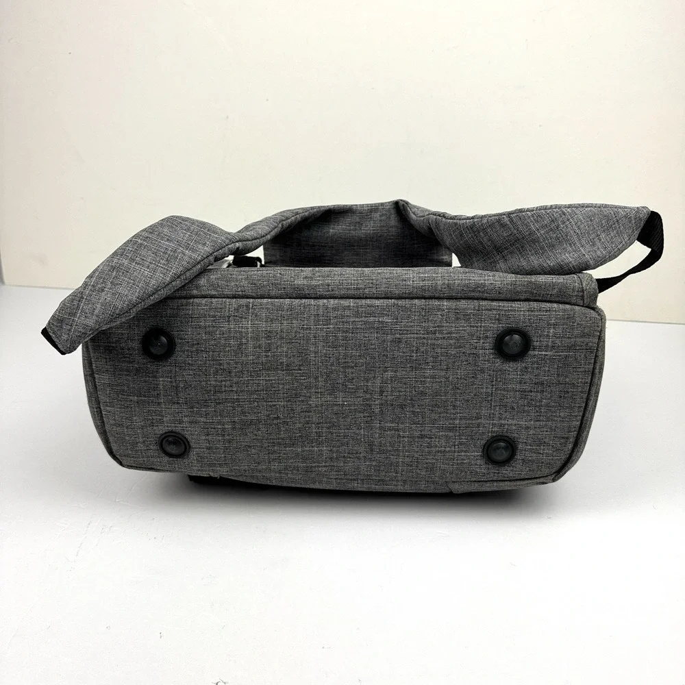 Premium Stokke 2-Way DiaperChanging Bag/ Backpack (Gray Melange -Model 457104)